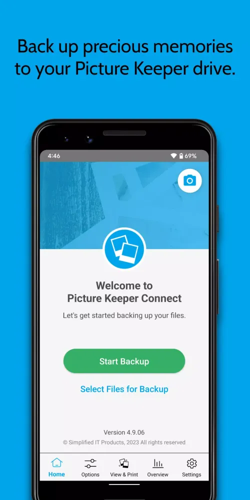 Ảnh chụp màn hình của Picture Keeper Connect