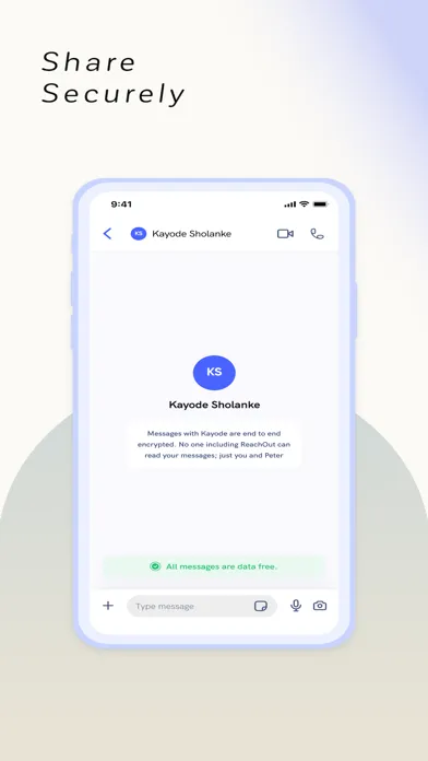 Tangkapan layar ReachOut Messenger