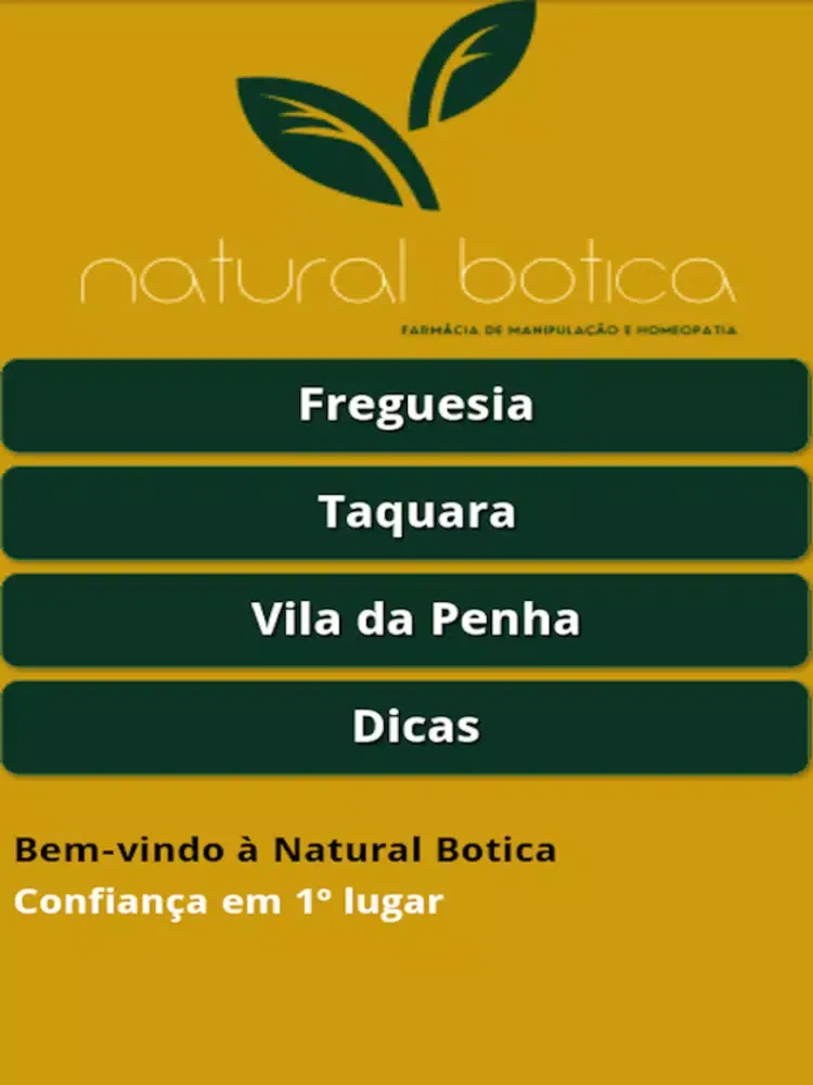 Zrzuty ekranu Natural Botica iPad 