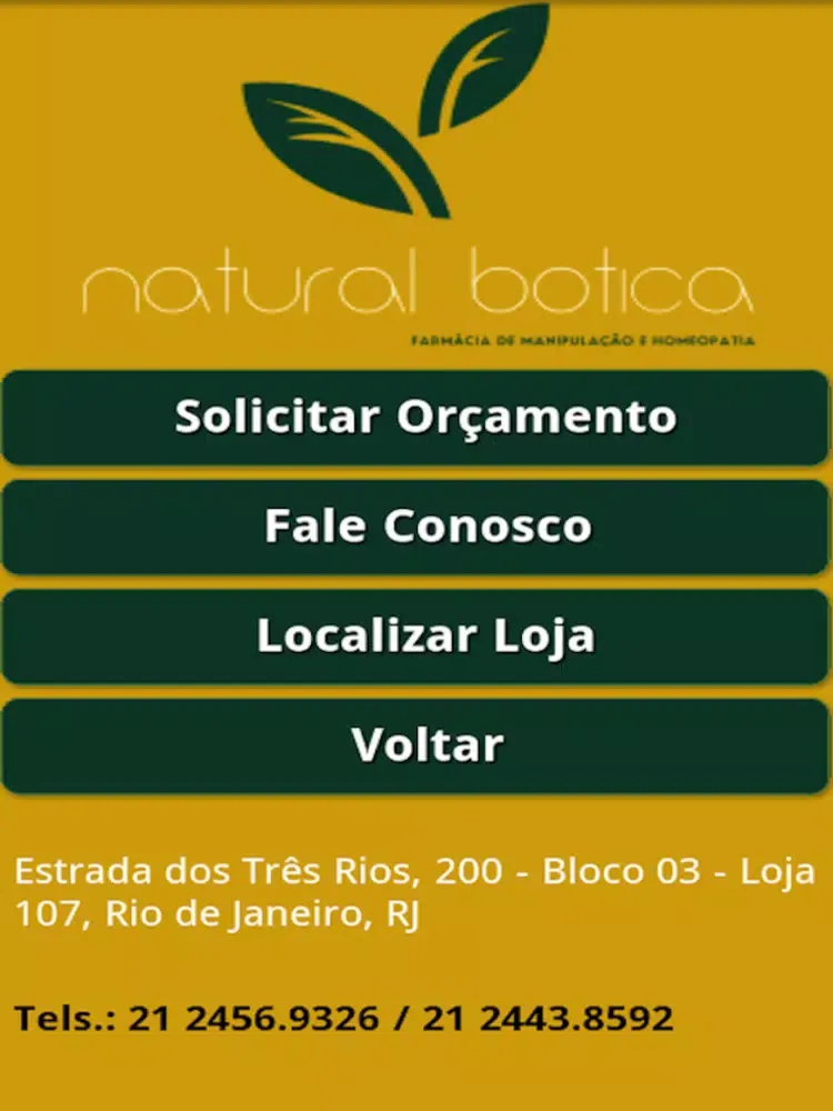 Zrzuty ekranu Natural Botica iPad 