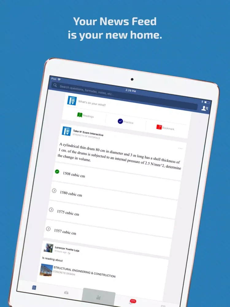Take N' Exam iPad 应用截图