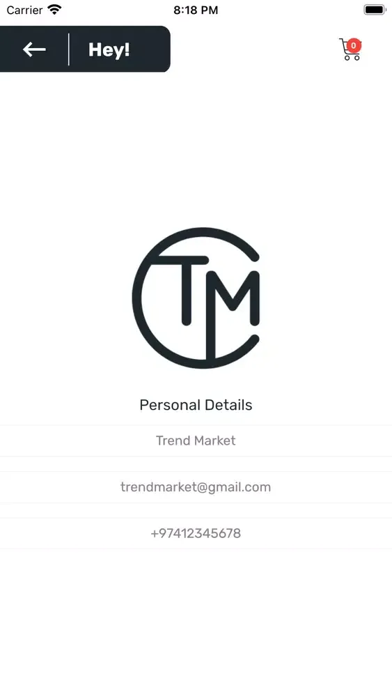 Скриншоты Trend Market