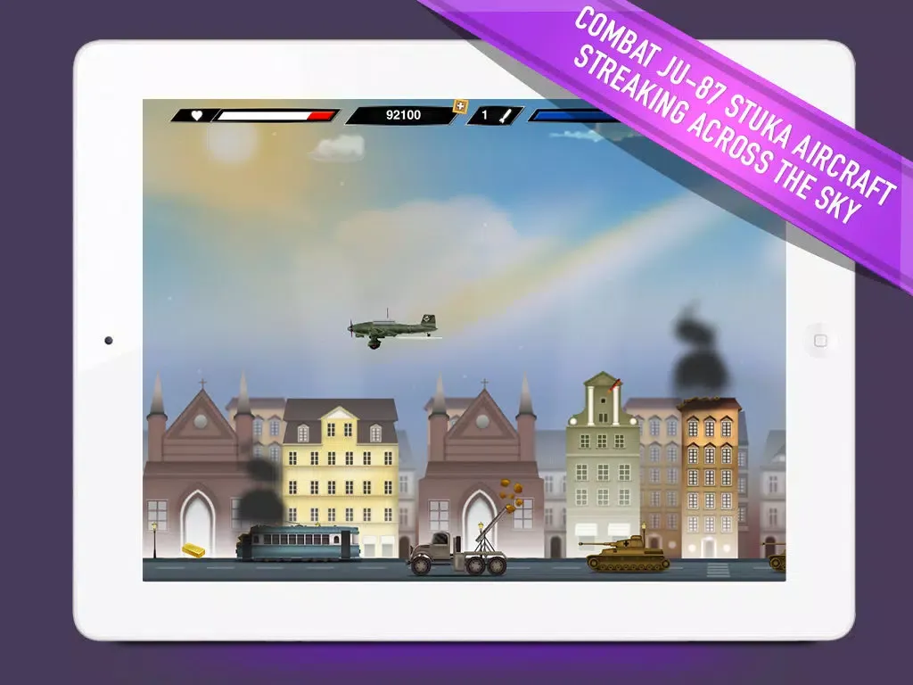 Enemy Dawn : WWII Global Conflict Warfare Lite iPad 应用截图