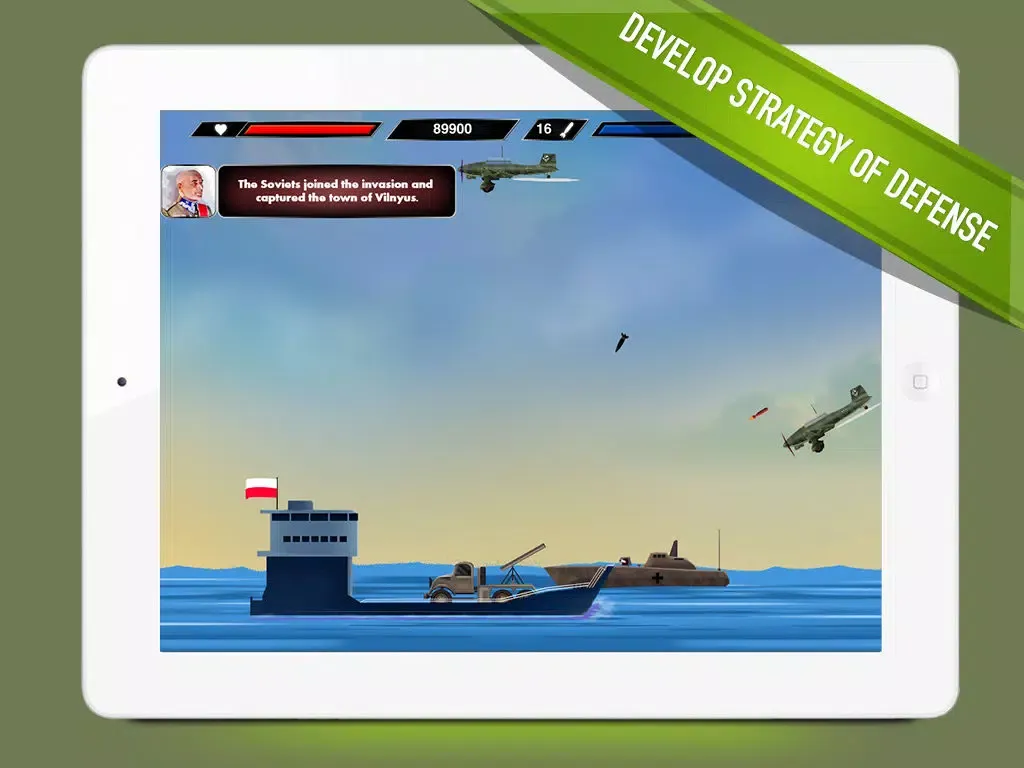 Enemy Dawn : WWII Global Conflict Warfare Lite iPad 应用截图