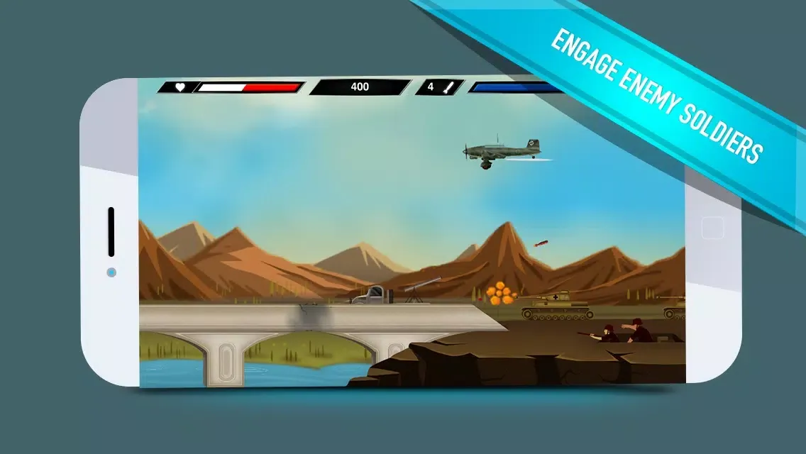 Enemy Dawn : WWII Global Conflict Warfare Lite应用截图