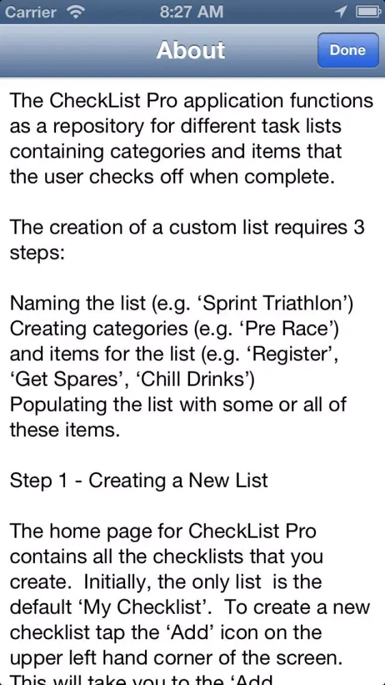 Capturas de pantalla de Triathlon Checklist Pro