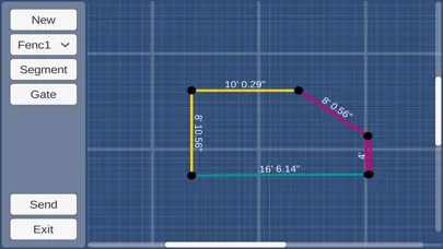 Zrzuty ekranu Simply Fence Drawing Mobile Client