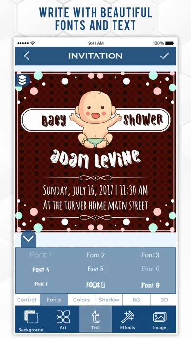 Ace Invitation Maker - eCards スクリーンショット