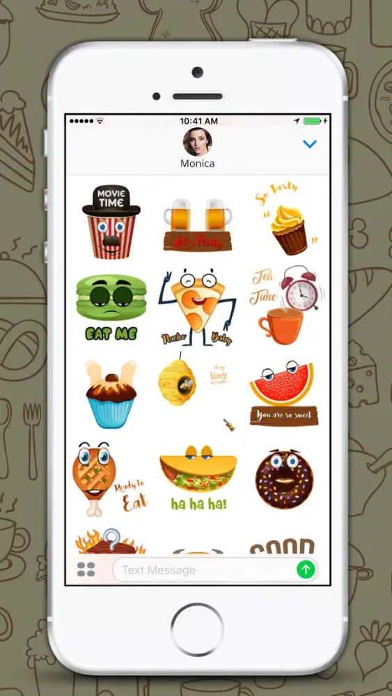 Скриншоты Animated Foodie Stickers