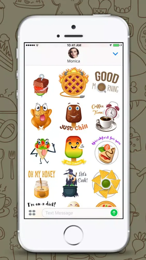 Скриншоты Animated Foodie Stickers