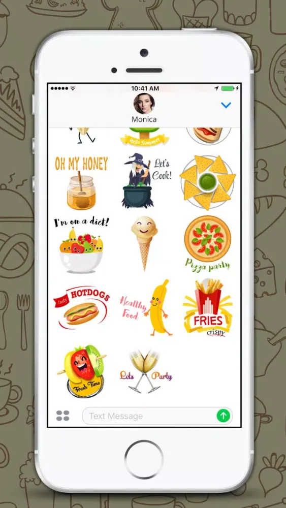 Скриншоты Animated Foodie Stickers