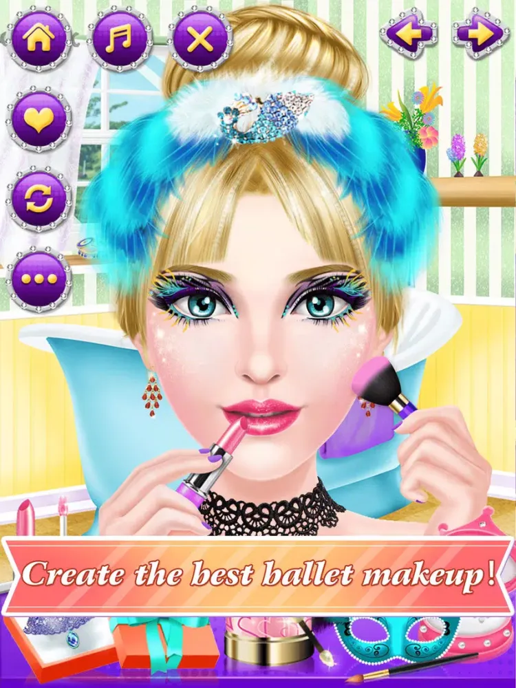 Capturas de pantalla de Ballet Sisters - Ballerina Fashion: Dancing Beauty Spa, Makeover, Dressup Game for Girls iPad 