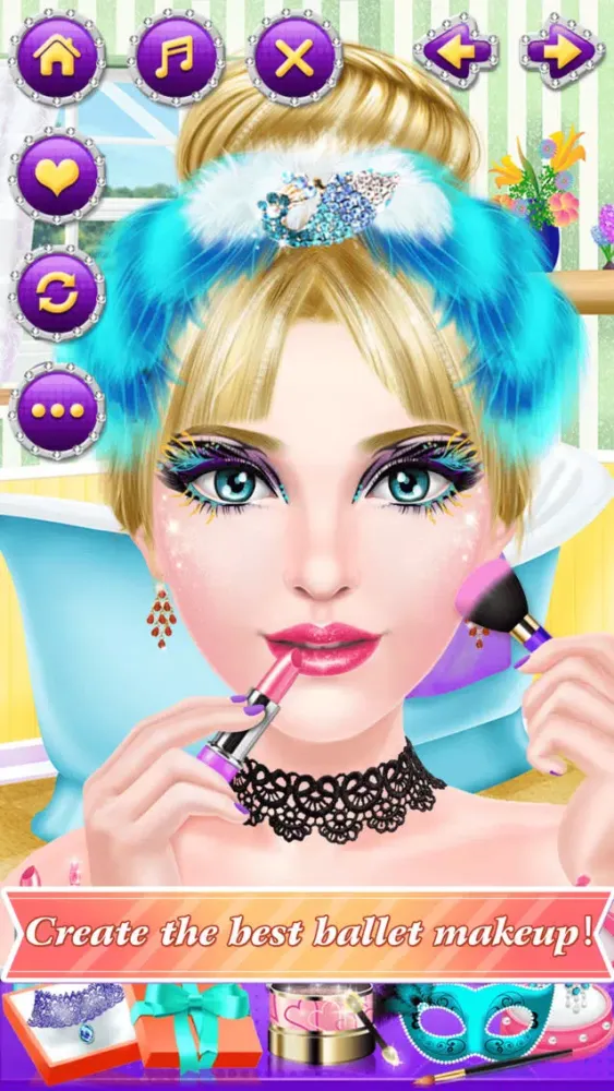 Capturas de pantalla de Ballet Sisters - Ballerina Fashion: Dancing Beauty Spa, Makeover, Dressup Game for Girls