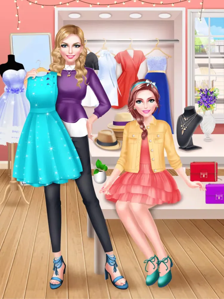 Ảnh chụp màn hình của BFF Fashion Boutique Salon - Beauty Makeover Game iPad 