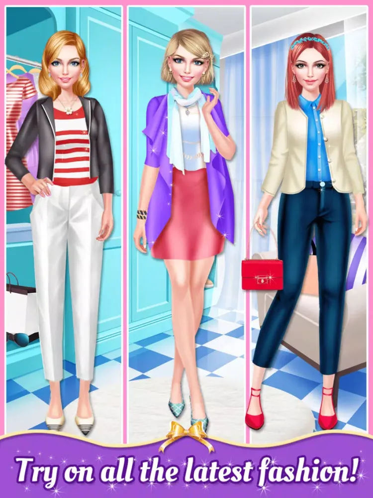 Ảnh chụp màn hình của BFF Fashion Boutique Salon - Beauty Makeover Game iPad 