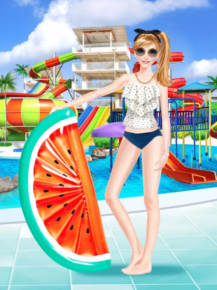 Скриншоты Summer Splash! Pool Party Spa - Makeup, Makeover & Dressup Game for Girls iPad 