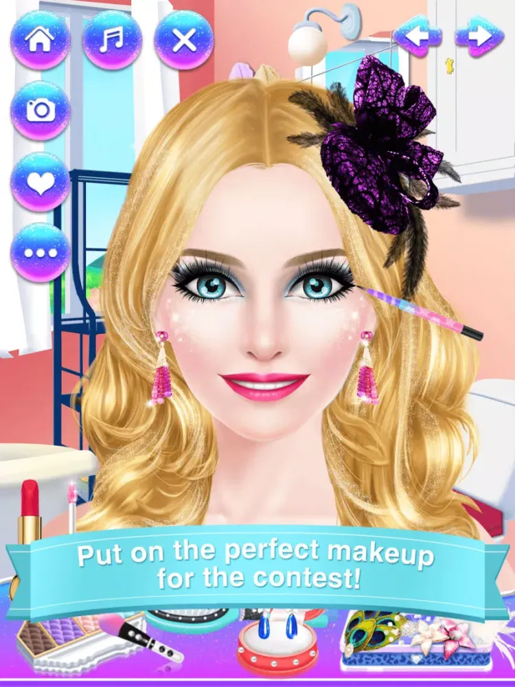 Captures d'écran de Celebrity Dance Contest - Stars Salon Game: Girls Spa, Makeup & Dressup Costume Makeover iPad 