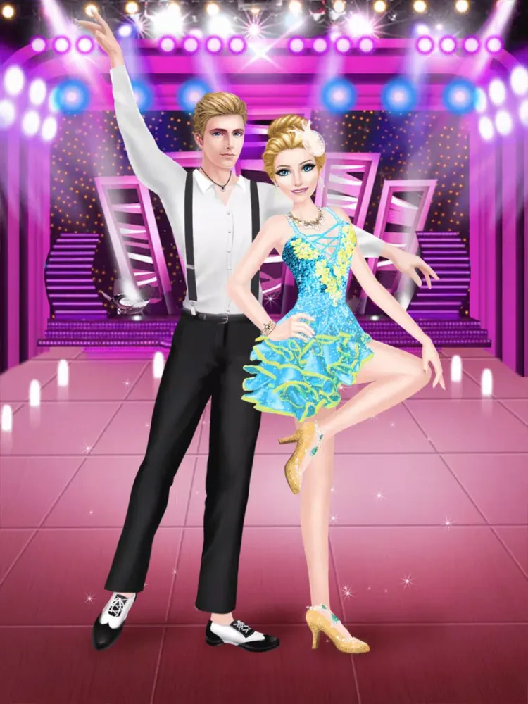 Captures d'écran de Celebrity Dance Contest - Stars Salon Game: Girls Spa, Makeup & Dressup Costume Makeover iPad 