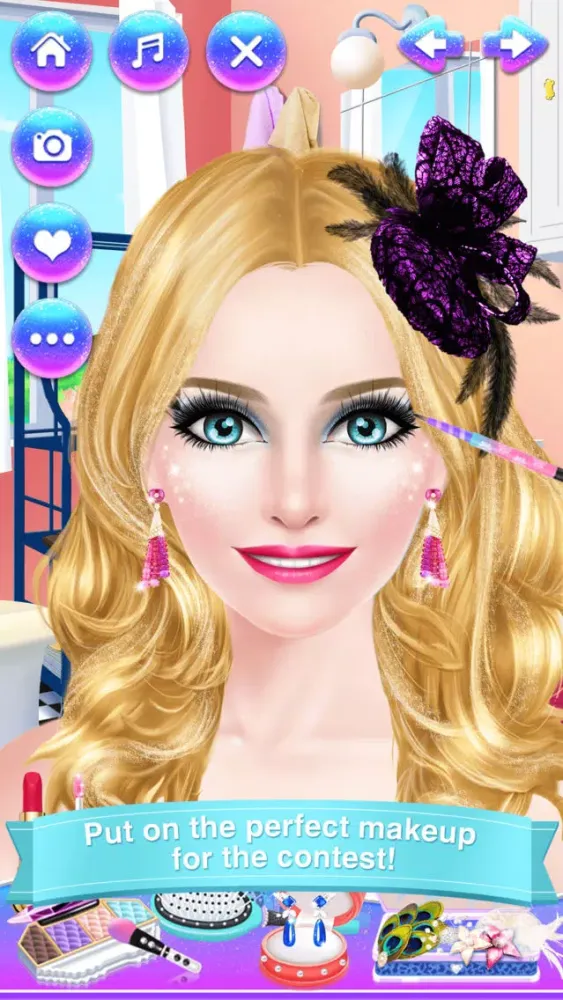 Captures d'écran de Celebrity Dance Contest - Stars Salon Game: Girls Spa, Makeup & Dressup Costume Makeover