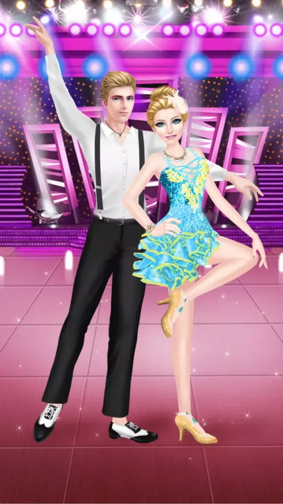Captures d'écran de Celebrity Dance Contest - Stars Salon Game: Girls Spa, Makeup & Dressup Costume Makeover