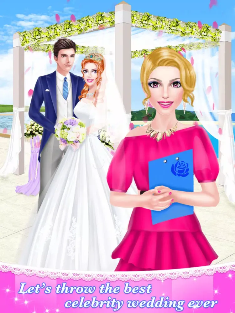 Celebrity Wedding Planner - Bridal Makeover Salon: SPA, Makeup & Dressup Beauty Game for Girls iPad  スクリーンショット