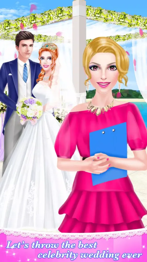 Celebrity Wedding Planner - Bridal Makeover Salon: SPA, Makeup & Dressup Beauty Game for Girls スクリーンショット