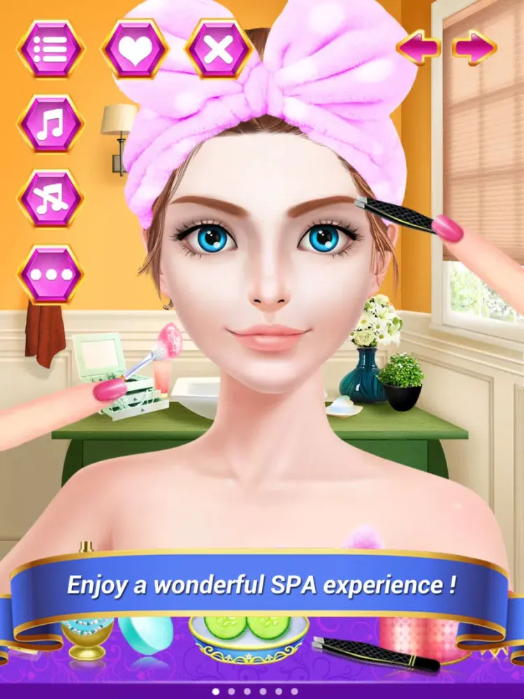 Zrzuty ekranu High School Fashion Girl Salon - Spa, Makeup & Dress Up Makeover Game iPad 