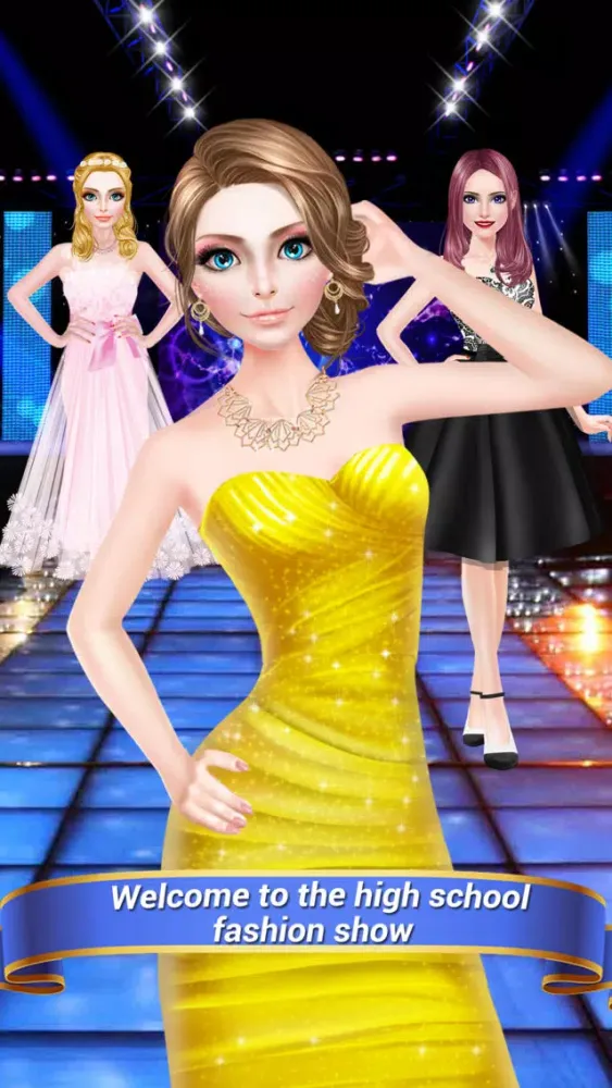 Zrzuty ekranu High School Fashion Girl Salon - Spa, Makeup & Dress Up Makeover Game