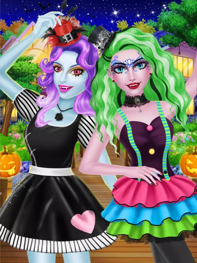 Scary Beauty Salon - Monster Girl Fashion Makeover iPad  Screenshots