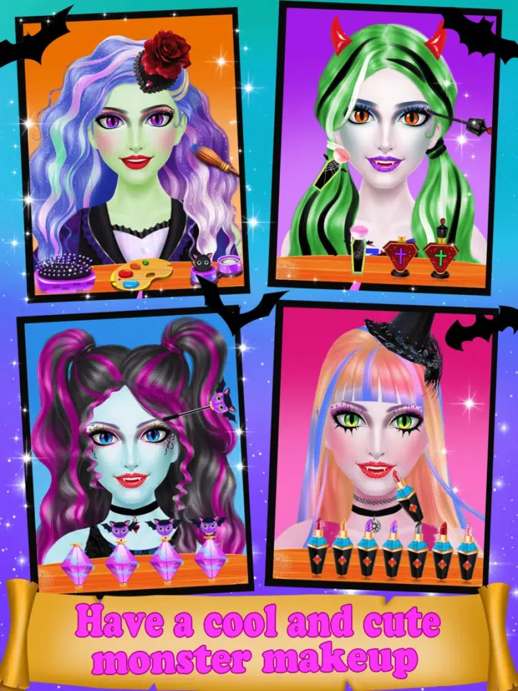 Scary Beauty Salon - Monster Girl Fashion Makeover iPad  Screenshots