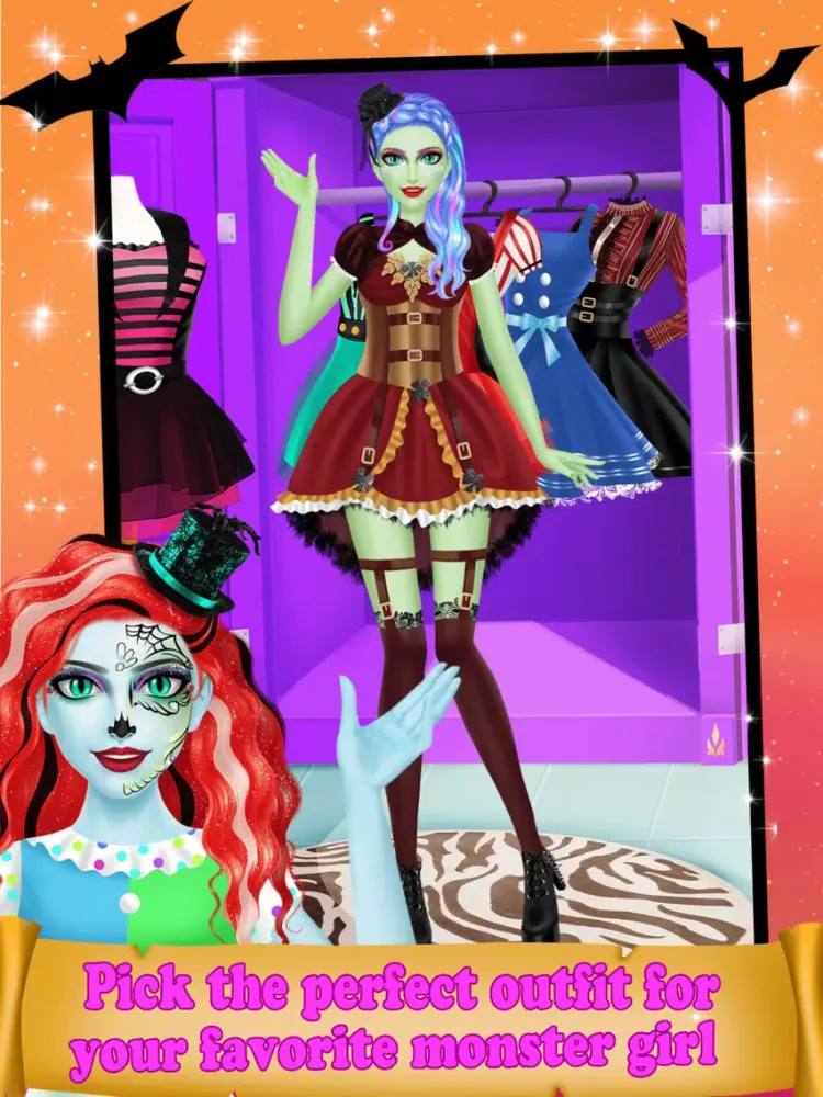 Scary Beauty Salon - Monster Girl Fashion Makeover iPad  Screenshots