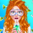 Dream Job: Science Girl Beauty Makeover Salon Game