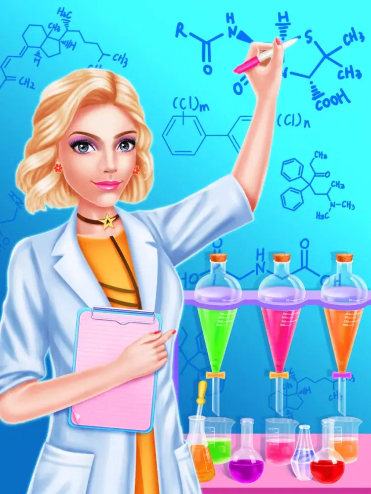 صور Dream Job: Science Girl Beauty Makeover Salon Game iPad 