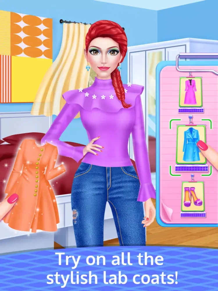 صور Dream Job: Science Girl Beauty Makeover Salon Game iPad 