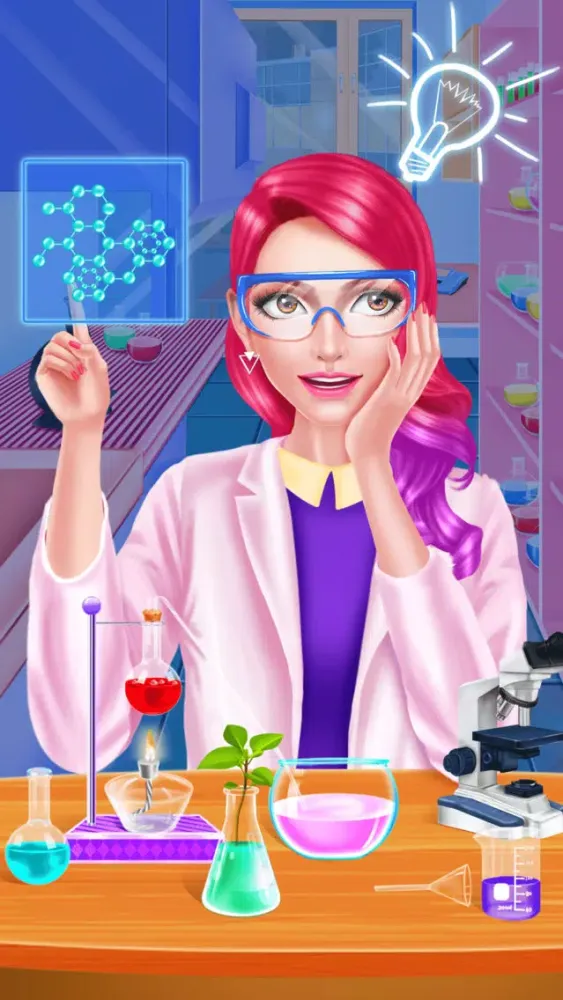 صور Dream Job: Science Girl Beauty Makeover Salon Game