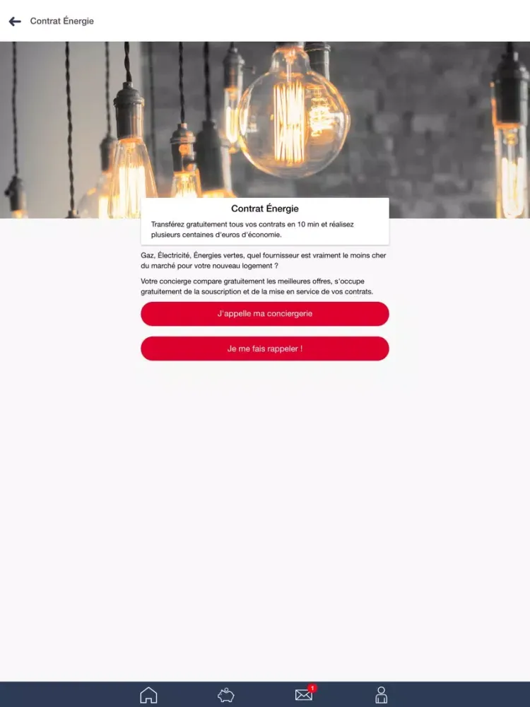 Zrzuty ekranu ORPI Conciergerie iPad 