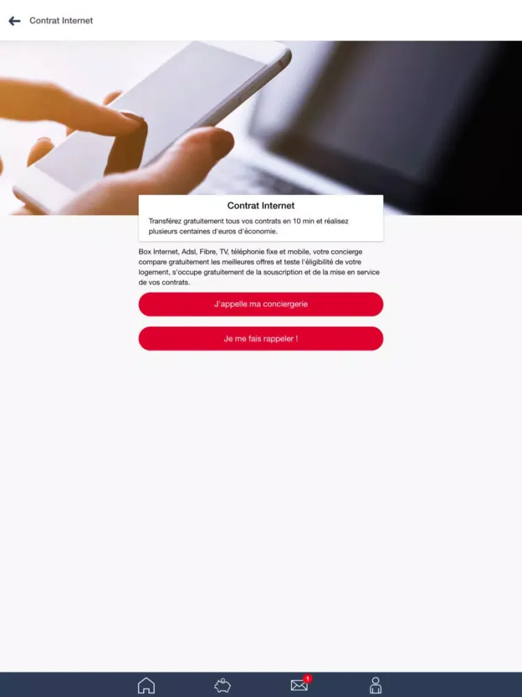 Zrzuty ekranu ORPI Conciergerie iPad 