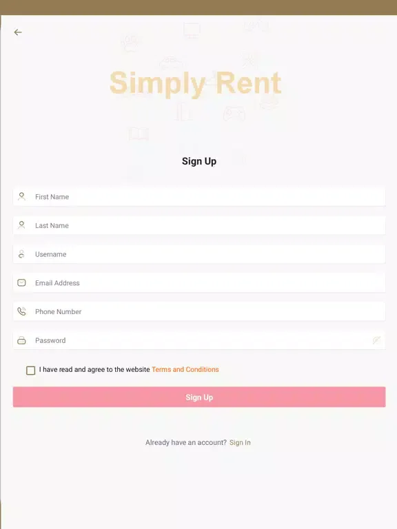 Zrzuty ekranu Simply Rent LLC iPad 
