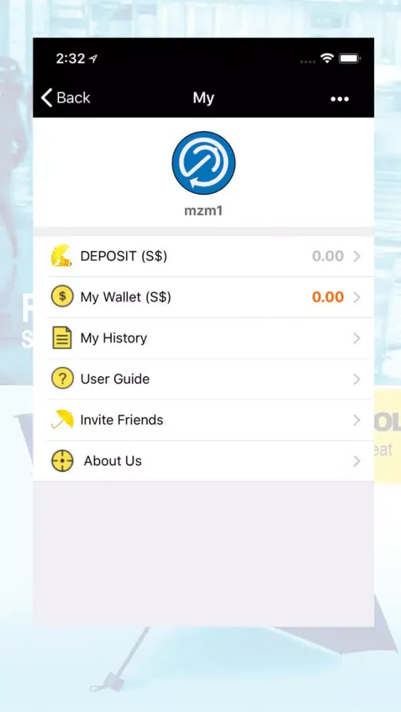 Simply Share Umbrella Screenshots