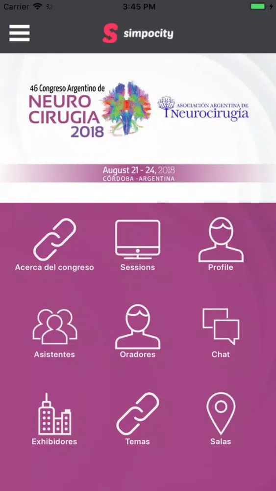 Tangkapan skrin NEUROCIRUGIA 2018
