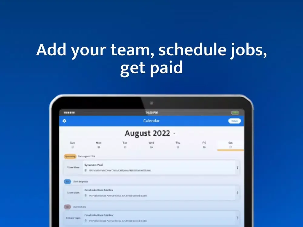 Capturas de pantalla de simPRO LITE iPad 
