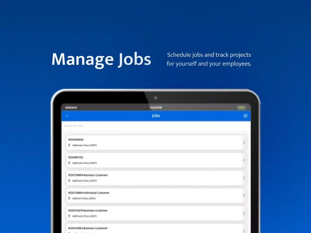 Capturas de pantalla de simPRO LITE iPad 