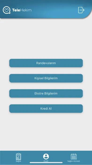 Telehekim Ekran Görüntüleri