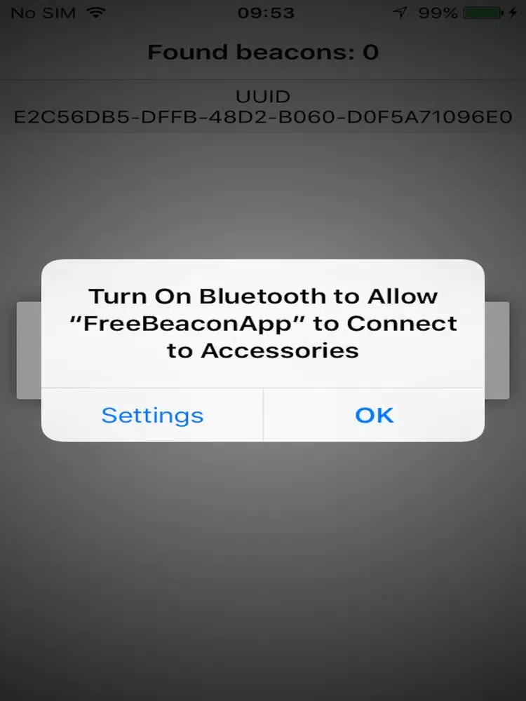 صور eBeaconApp iPad 