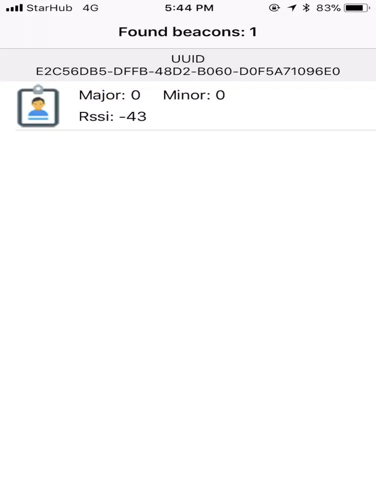 صور eBeaconApp iPad 