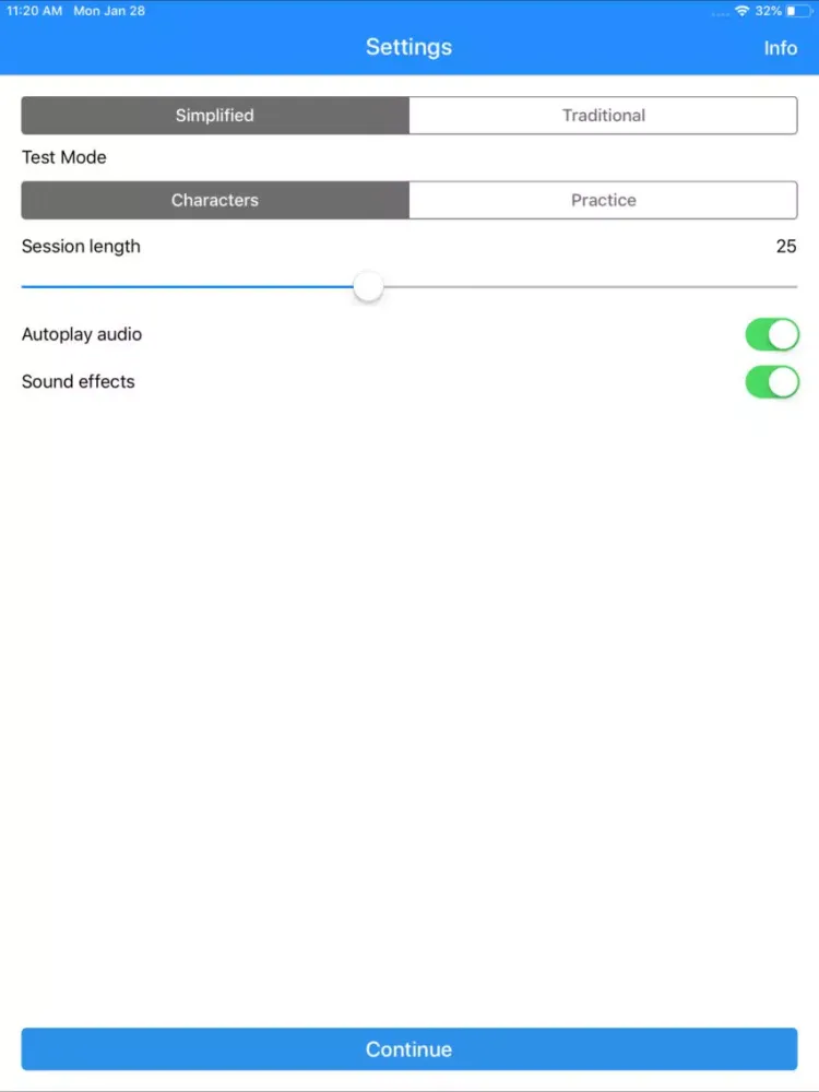 Chinese Flashcards II iPad  স্ক্রিনশট