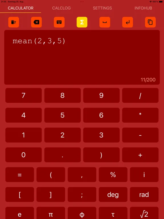 ChromaSciCalc Pro iPad  Screenshots