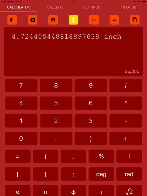 ChromaSciCalc Pro iPad  Screenshots