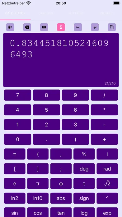ChromaSciCalc Pro Screenshots