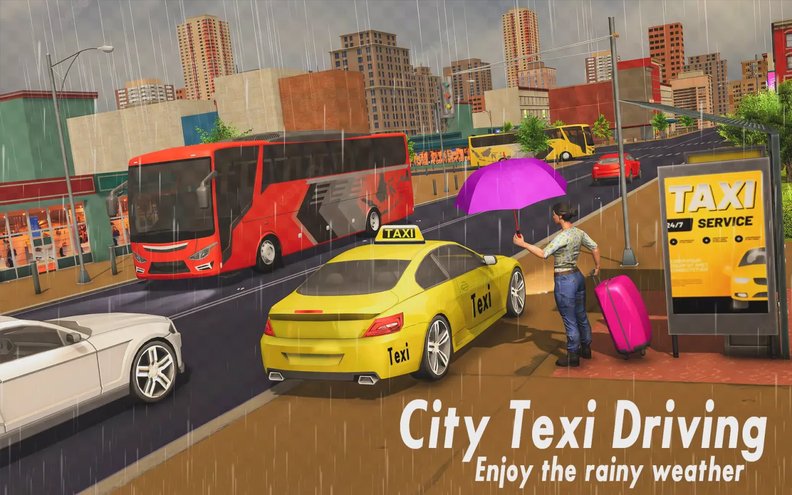 Taxi Driving Taxis: Taxi Games Screenshots